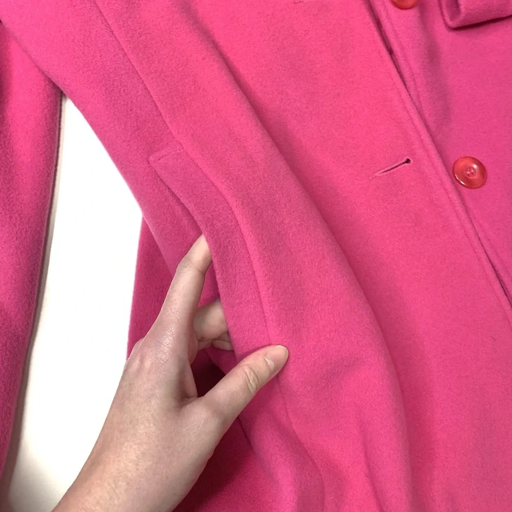 Mackintosh wool blend Pink Trench Coat size 10